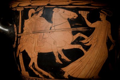Attic Red Figure Bell Krater (detail) by Greek